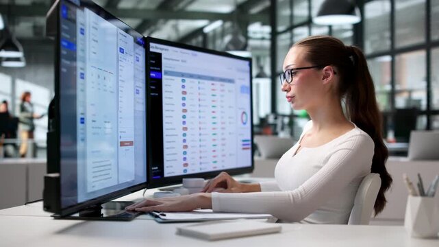 Office Manager Organizes Digital Files