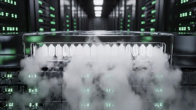 Server hardware failure with smoke in modern data center