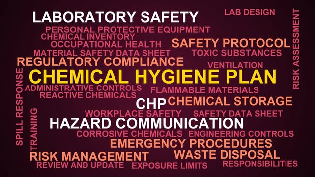 Chemical Hygiene Plan Word Cloud