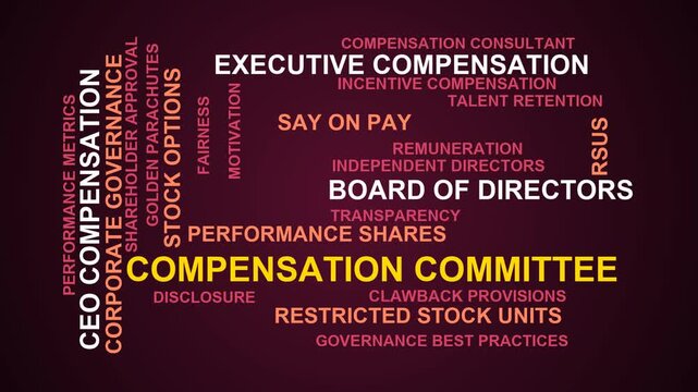 Compensation Committee Word Cloud