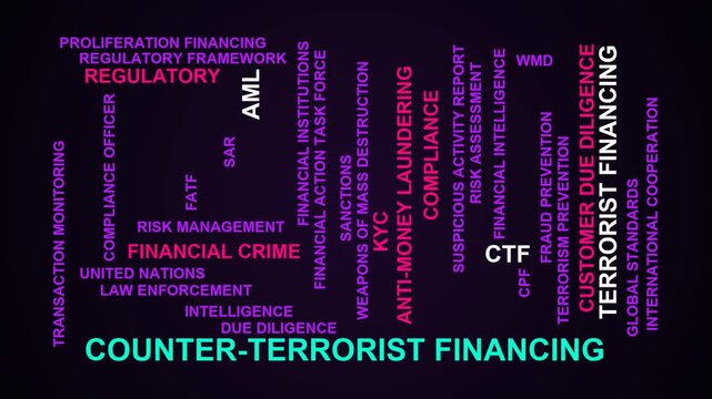 Counter-Terrorist Financing Word Cloud