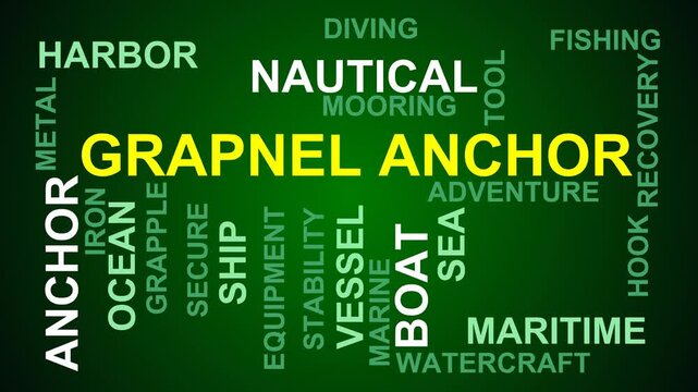 Grapnel Anchor Word Cloud