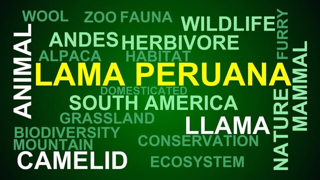 Lama Peruana Word Cloud