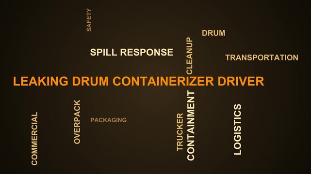 Leaking Drum Containerizer Driver Word Cloud