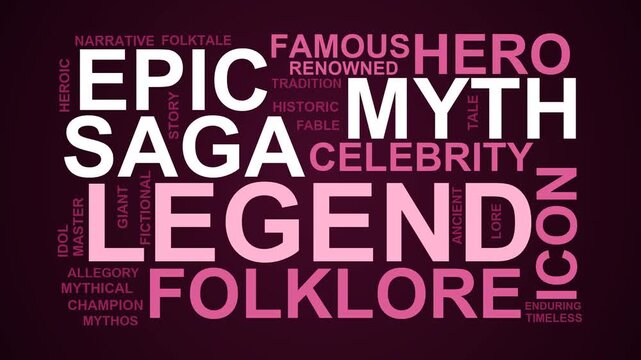 Legend Word Cloud