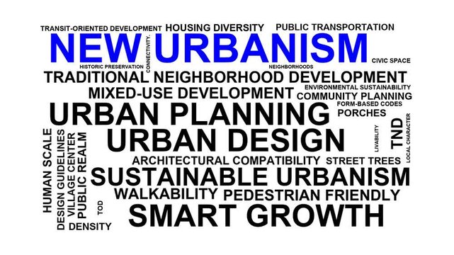 New Urbanism Word Cloud