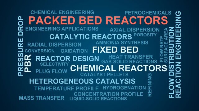 Packed Bed Reactors Word Cloud