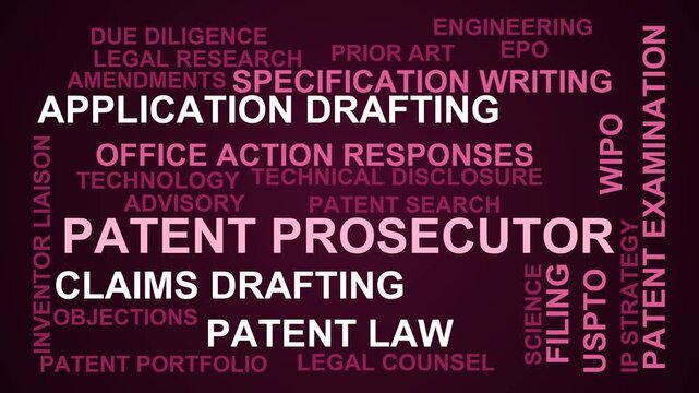 Patent Prosecutor Word Cloud