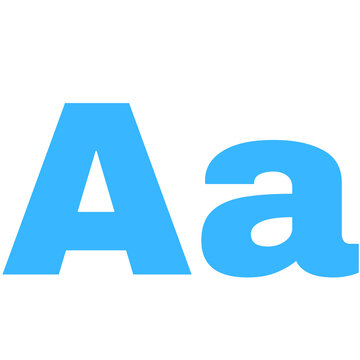 &ldquo;Modern Aa Letter Typography Design&rdquo;