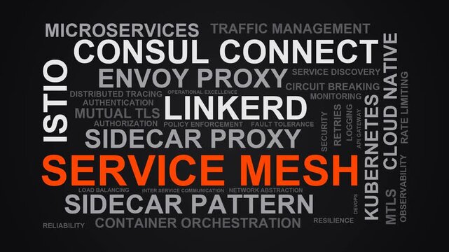 Service Mesh Word Cloud
