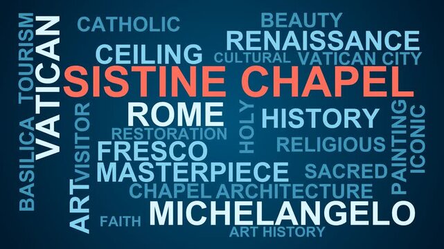 Sistine Chapel Word Cloud