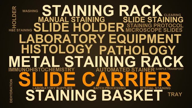 Slide Carrier Word Cloud