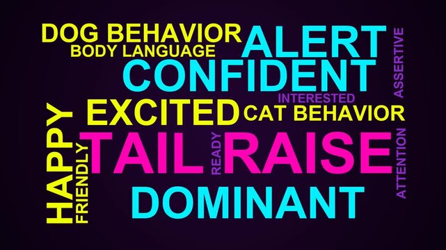 Tail Raise Word Cloud