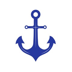 anchor on white background illustration icon, symbol © Anas Anwar Alfarisy