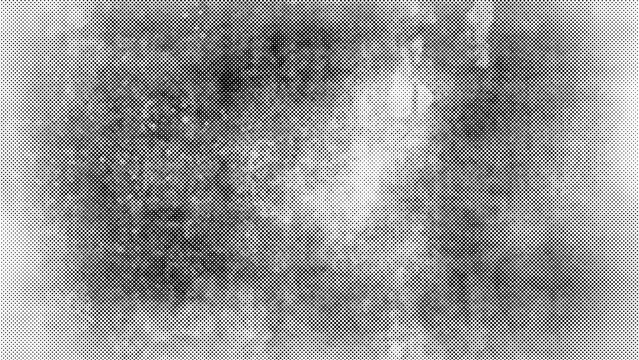 Abstract grunge texture with halftone dot pattern and weathered grainy effect transparent background
