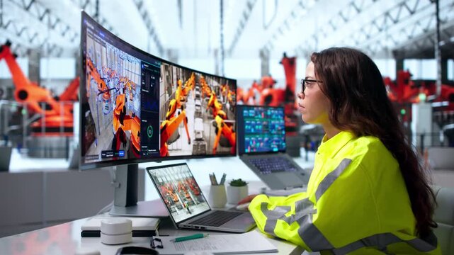 Monitoring Real-time Industrial Robotic Production Line.