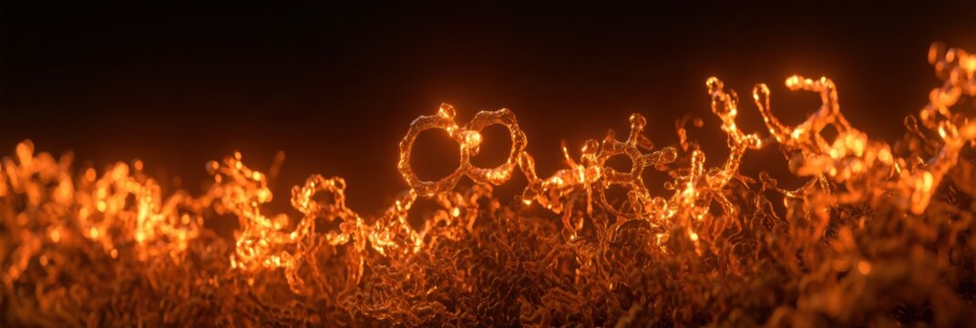 Coenzyme Q10 appears as a glowing carrier shuttling electrons between protein complexes in the inner mitochondrial membrane, with a dark background.