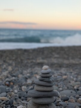 stones on the beach