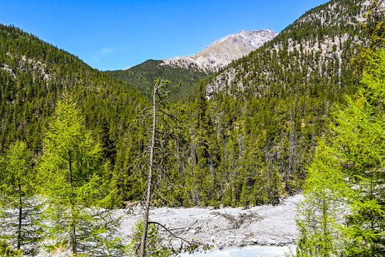 Zernez, Ofenpass, Passstrasse, Bergstrasse, Engadin, Pass, Nationalpark, Ova dal Fuorn, Val M&uuml;stair, Alpen, Fr&uuml;hling, Sommer, Graub&uuml;nden, Schweiz
