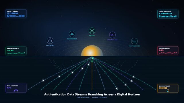 Illuminated Data Streams for Authentication and Digital Identity Management