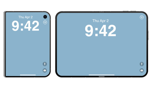 iPhone Duo Vector Mockup