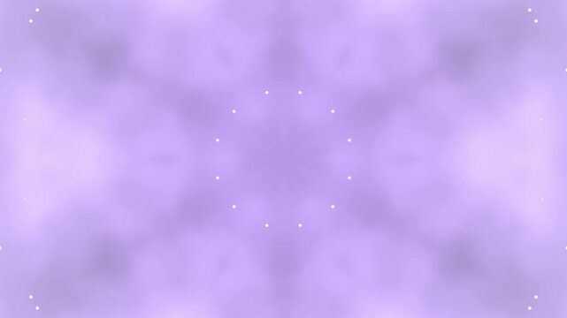 Abstract Lavender Kaleidoscope Nebula with Shimmering Stars and Gentle Motion