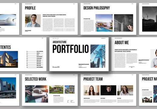 Architecture Portfolio Presentation Template