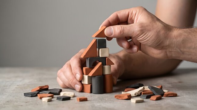 Confidence and Perseverance After Failure with Rebuilding Geometric Pieces