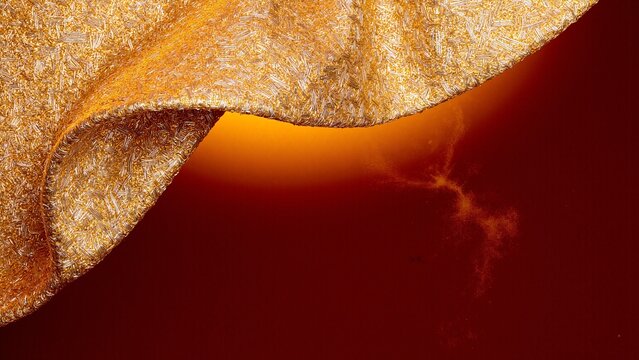 Golden Weave Texture Background