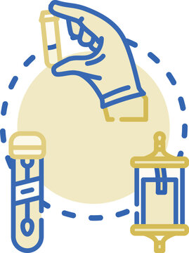 Count of samples concept. Statistic number, proportion record, frequency total icon vector illustration