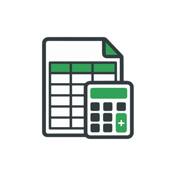Spreadsheet Calculator Icon