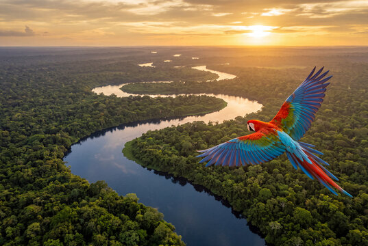 Amaz&ocirc;nia e Arara 