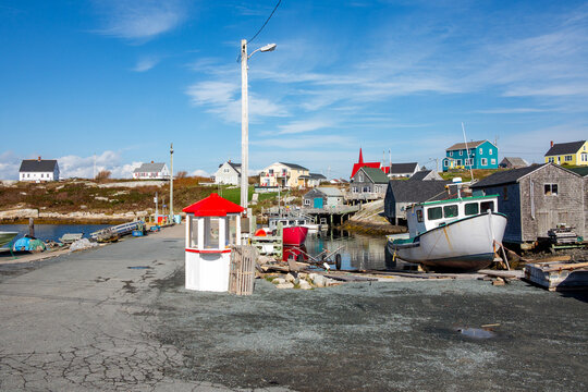 harbor of Peggy's Gove in Nova Scotia, Canada