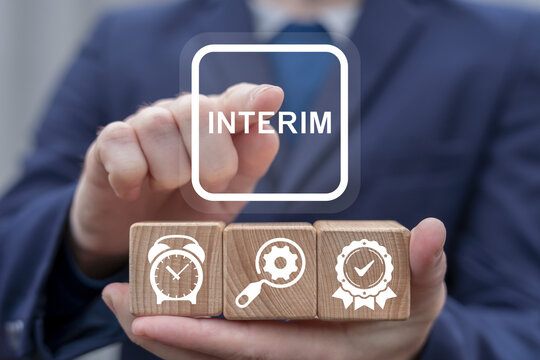 Business interim management and solution concept.