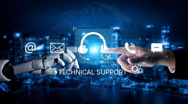 Futuristic Interaction Between Human Hand and Robot Hand for Technical Support Services in Modern Urban Environment. Bitwise.