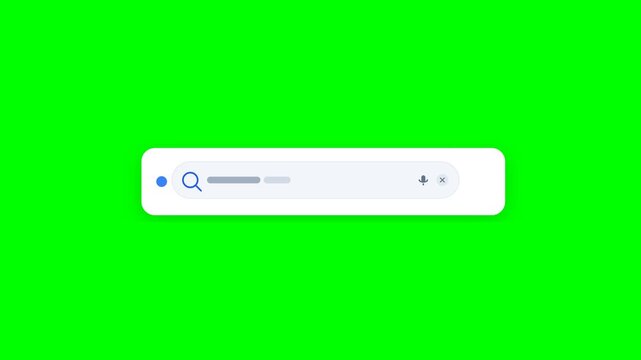 Animasi Clean App Ui Search Bar Expand 4K Motion Graphic Animation | Seamless Loop
