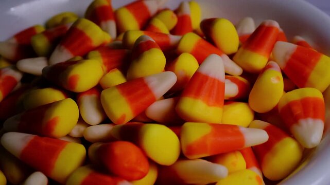 Candy Corn Halloween Candy Bowl Illumination Candy Video