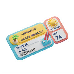 Colorful educational flashcards with letters and numbers isolated on transparent background © designorTG