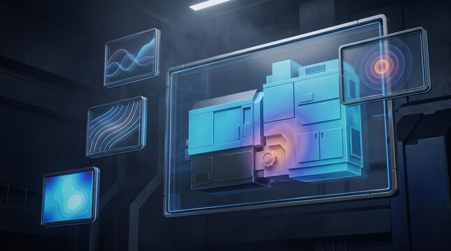 Industrial Thermal Anomaly Detection for Equipment Monitoring showing thermal analysis, overheating detection, temperature monitoring, equipment diagnostics, and predictive condition monitoring.