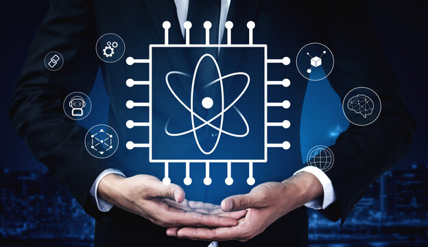 A quantum computing processor as the core of future technology. This innovation will power advancements in AI, blockchain, and complex problem solving. Motif