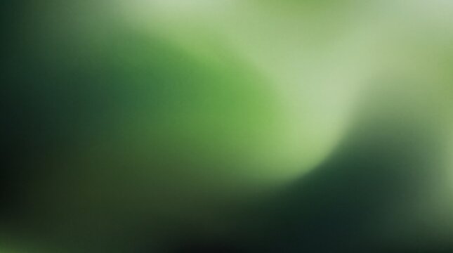 Abstract Smooth Green Gradient Blur Background