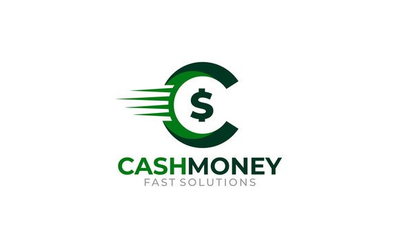 Illustration graphic vector of fast cash payment business logo design