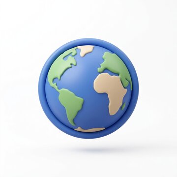 3D Earth Globe Illustration