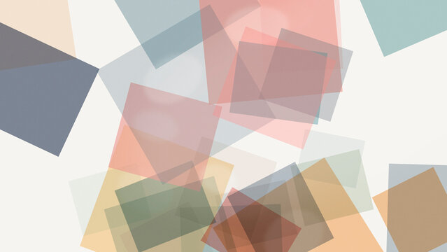Pastel tiles with touches of navy and peach overlap in a crisp geometric composition, offering an airy abstract backdrop for editorial, web, and branding.