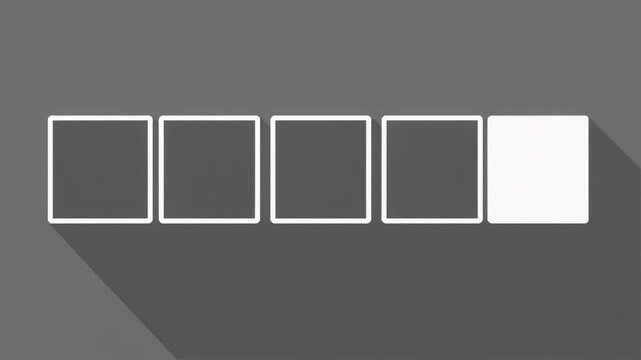 Capacity blocks Capacity filling, flat motion graphic
