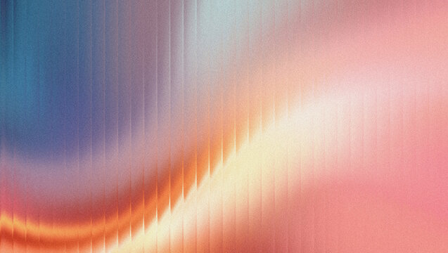 Holographic gradient background with vertical motion blur, abstract metallic texture in pastel pink and blue colors 4K Decorative Architectural Glass Texture