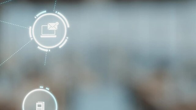 Concept design of managing online documents with cloud storage, digital file management, and secure sharing. Online documents improve workflow, online documents enhance security. Gist