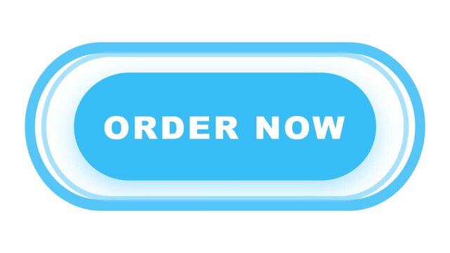 A bright blue rounded rectangular web button featuring the text order now in white.