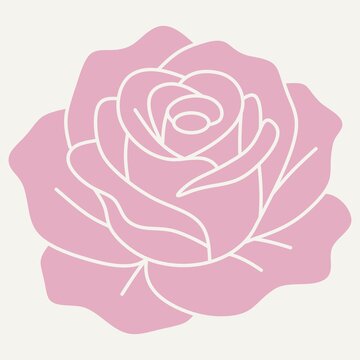 rose simple color