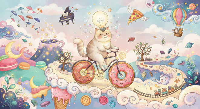 Surreal Dream Cat